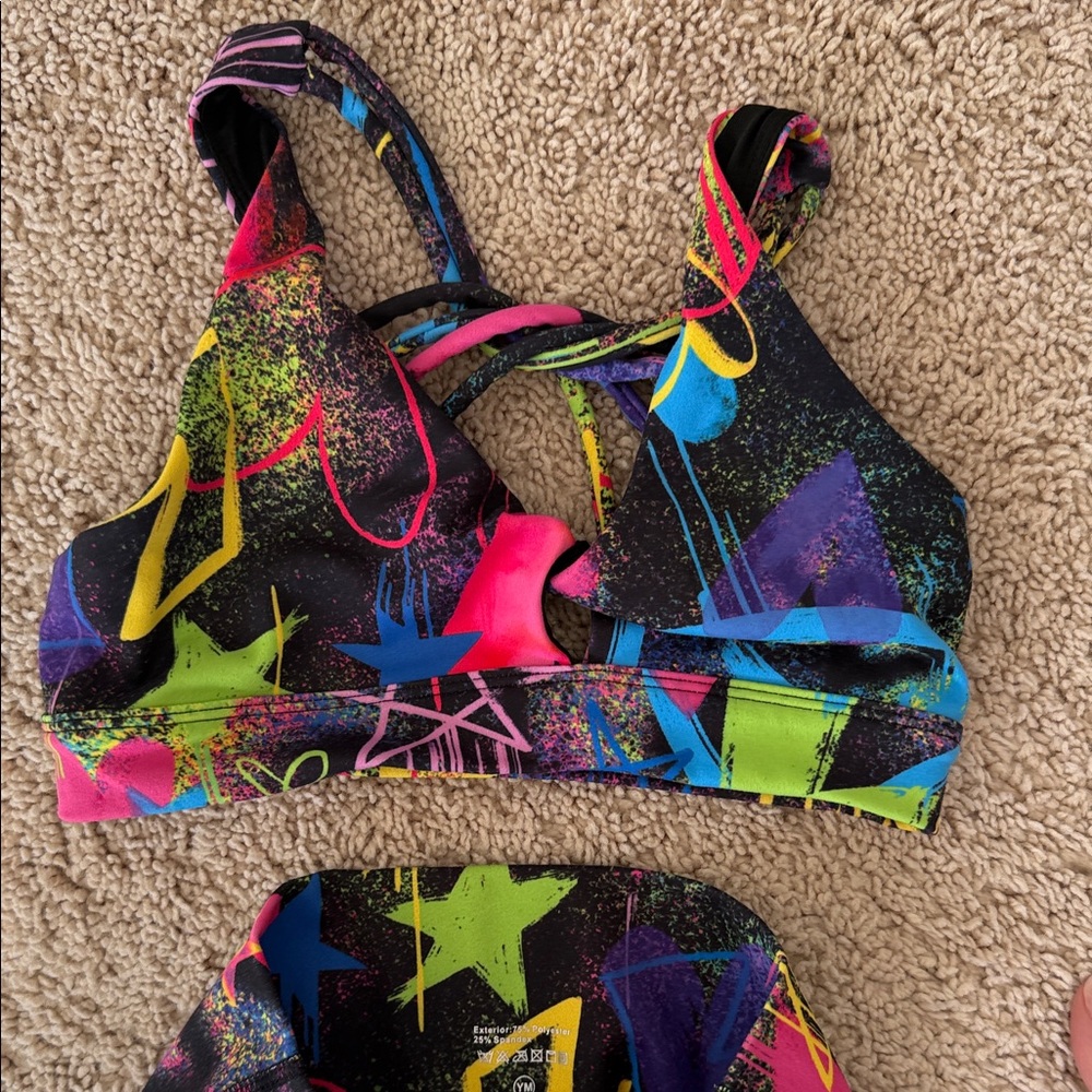 California Kisses Tiny T Dance Wear Set - Picture 3 of 5